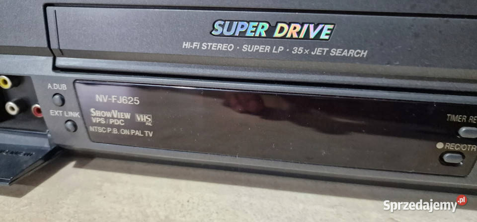Video magnetowid Panasonic NVFJ625 VHS PILOT Międzychód