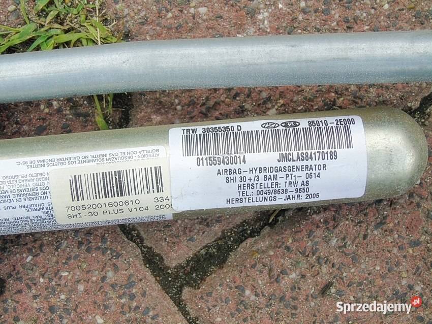 KURTYNA POWIETRZA AIRBAG LEWA HYUNDAI TUCSON I Motoryzacja śląskie
