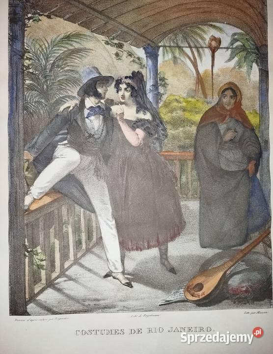 Obraz Lithografia XIX wiek Johann Moritz Opole