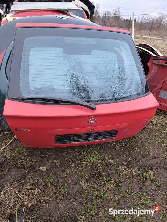 Klapa tylna Opel Astra g hatchback 9809 czerwona Klapy bagażnika Kraków