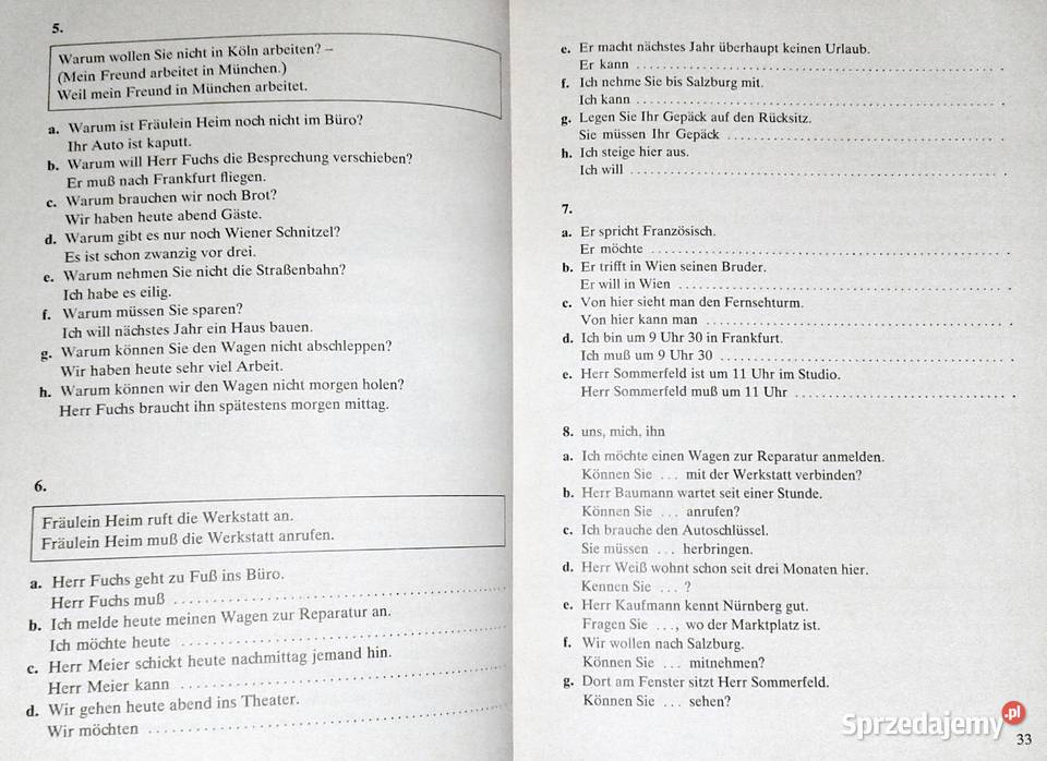 Deutsch 2000 Band 1 Arbeitsbuch Manfred Gluck Chełm sprzedam
