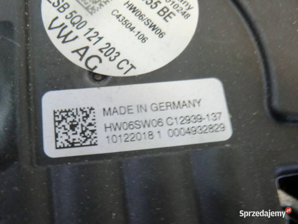 Skoda Seat Wentylator NOWY 5Q0959455BE Krzeszowice