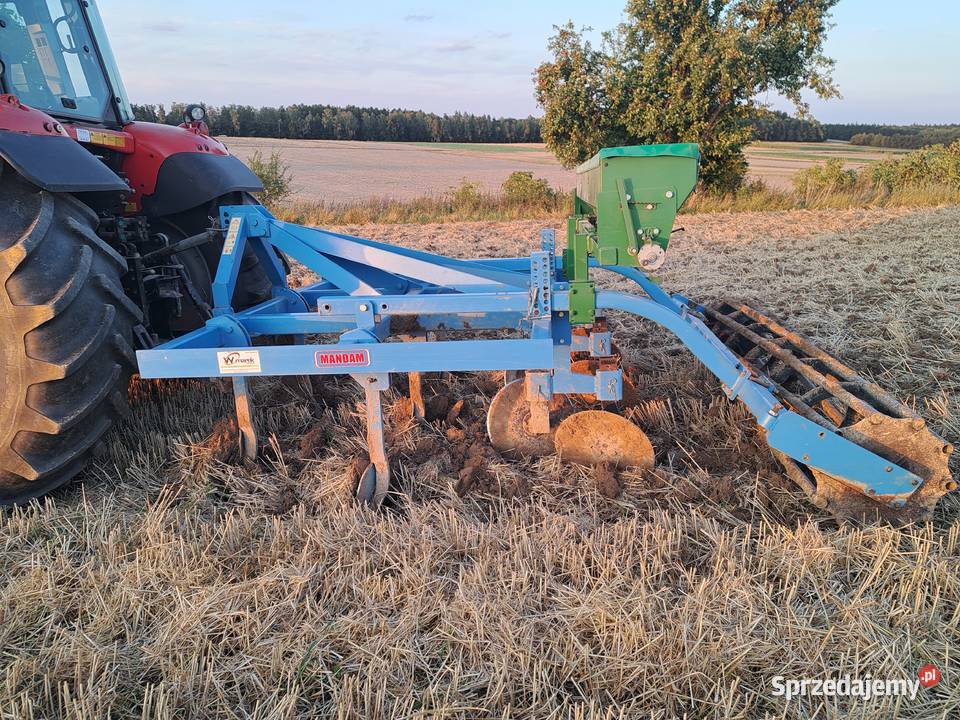Agregat ścierniskowy Mandam siewnik poplonów nieuszkodzony Maszyny rolnicze Miechów