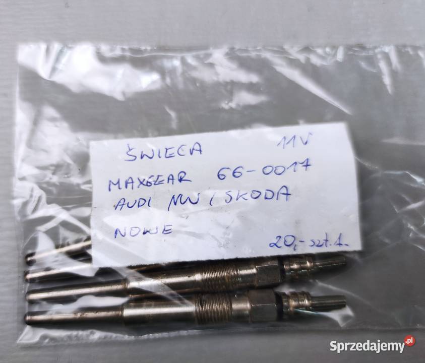 świece żarowe vw GEAR NOWE 11V 660017