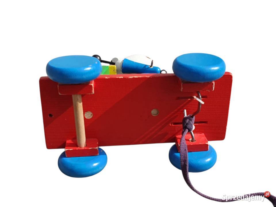 Stara zabawka drewniana zabawka na sznurku Cieszyn sprzedam