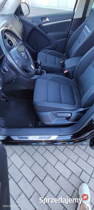 VW Tiguan CUP 20 TDI 4 motion 2014 r Stan podgrzewane fotele