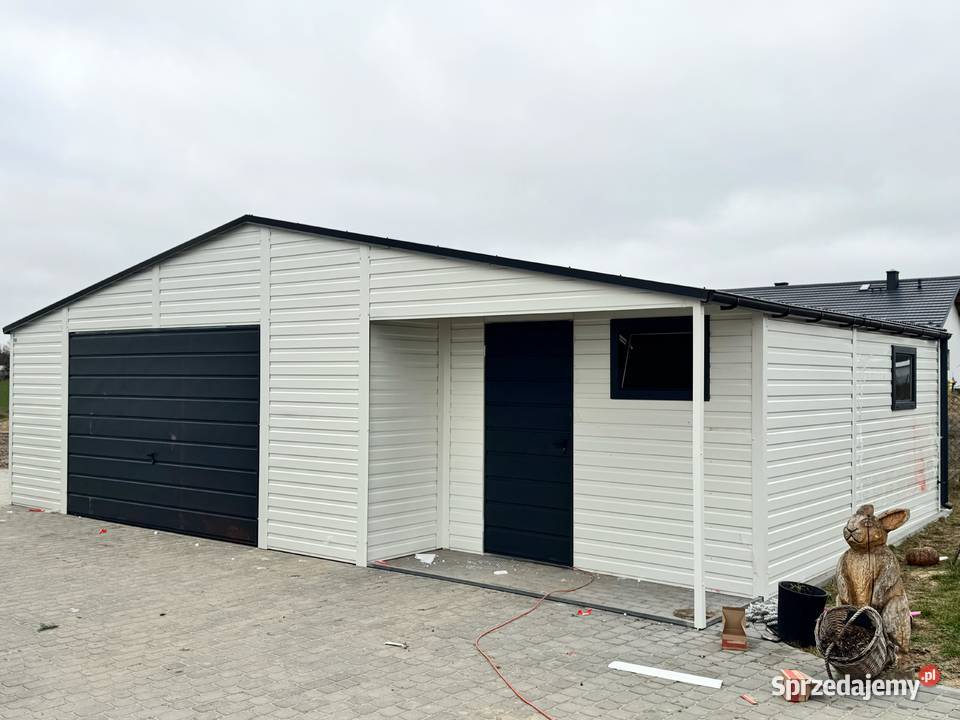 Garaż blaszany hala wiata 9x7 wyższy producent Sprzedaż pomorskie Czersk