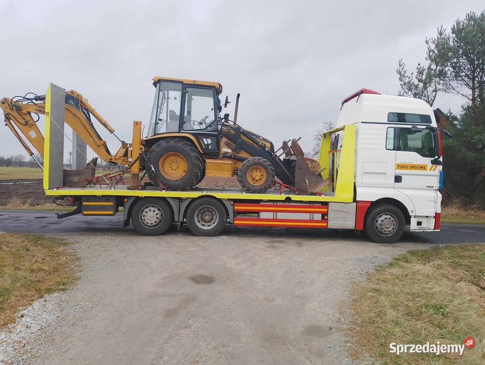 pomoc drogowa 15 ton ciagniki koparki widlaki Transport specjalistyczny Praszka
