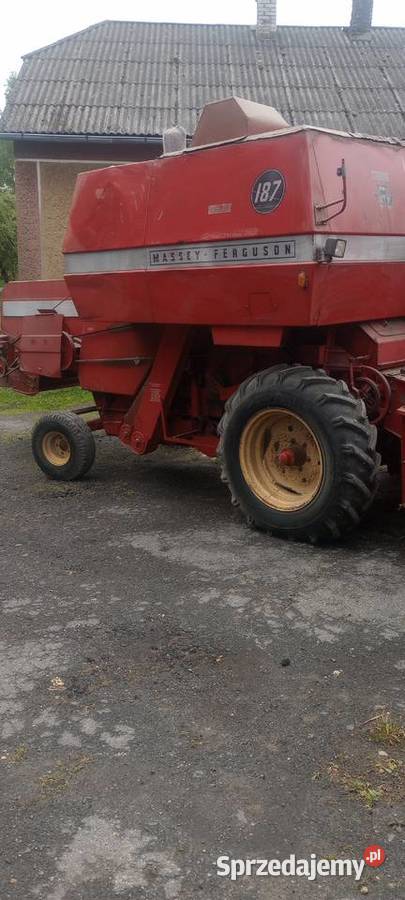 Kombajn zbożowy Massey Ferguson 187 nieuszkodzony Kombajny małopolskie Trzyciąż