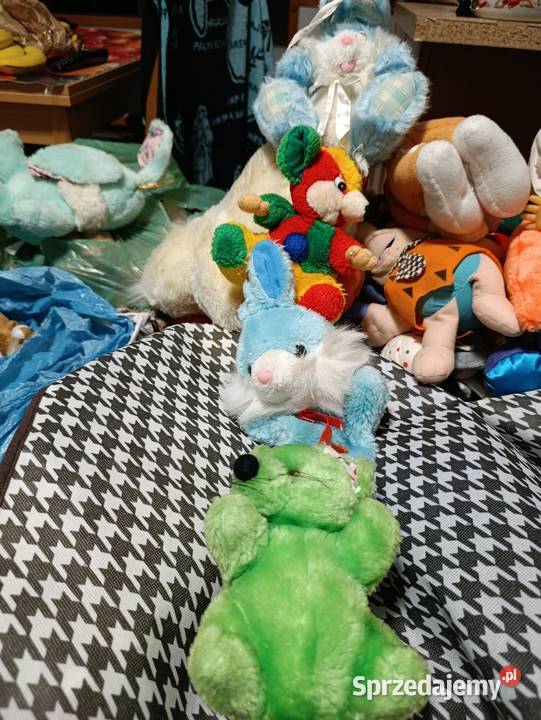 myszki króliczki zabawki pluszowe maskotki Poznań sprzedam