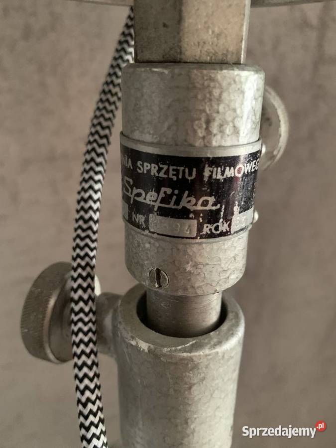 Lampa oświetlenie filmowe teatralne 1963 PRL Poznań