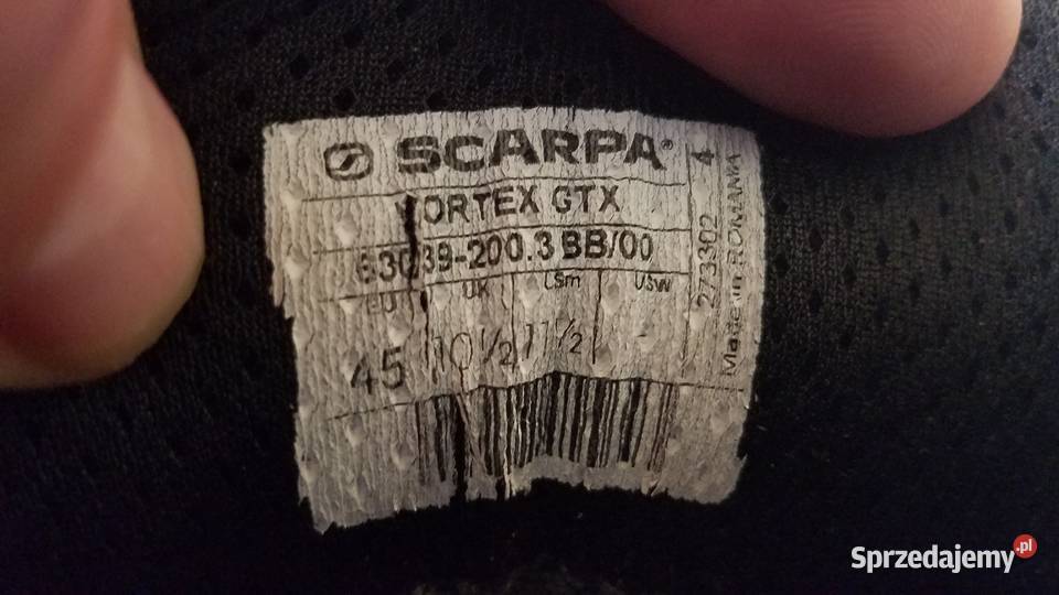 Buty SCARPA Vortex XCR GTX EU45 29 GoreTex Białystok