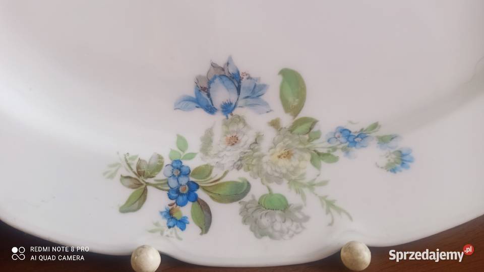 Półmisek KPM Germany Kwiaty Syg lat 19041927 C Gdańsk