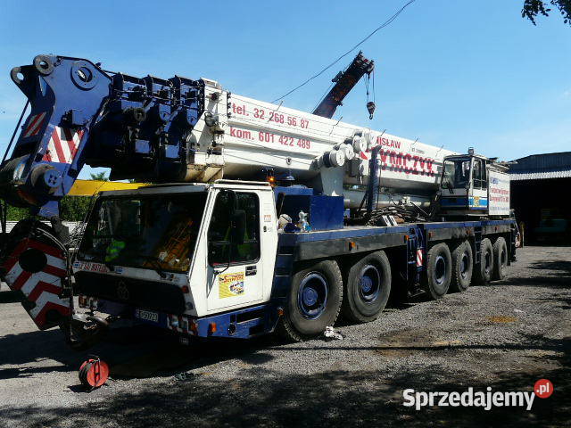 Dźwig Żuraw KRUPP KMK 6200 200t na części Dźwigi, podnośniki Motoryzacja Dąbrowa Górnicza sprzedam