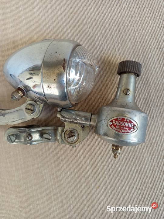 Lampa i dynamo niemieckiej firmy Radsonne Warszawa