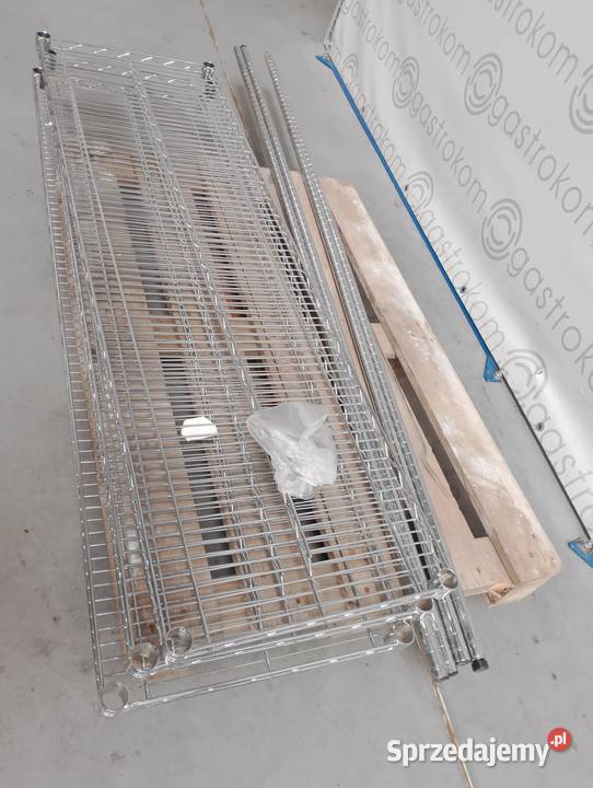 Regał chromowany 152x46x185 dolnośląskie Wrocław