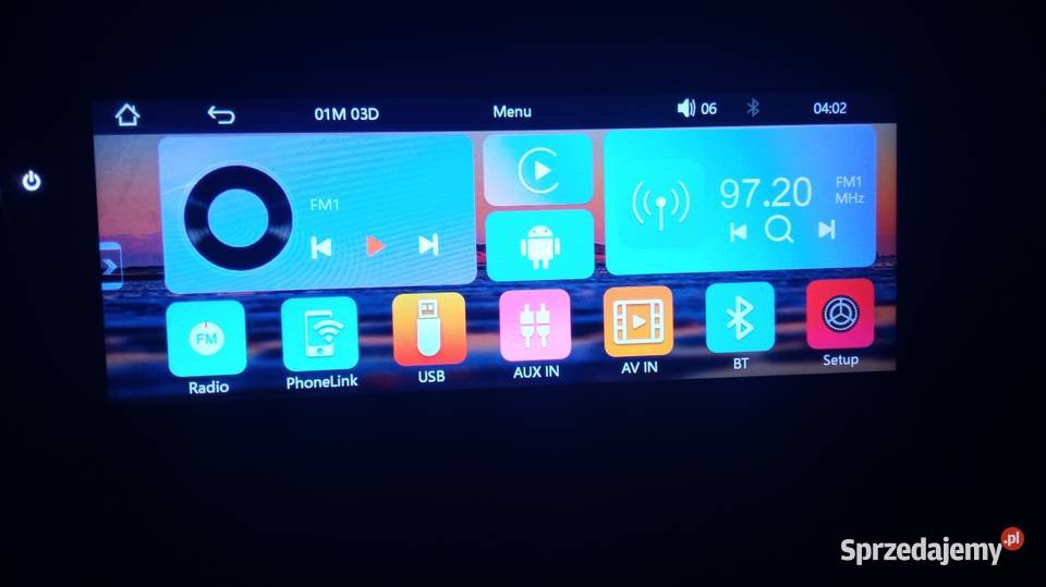 Radio samochodowe Android MP3 MP5 dotykowy Posługowo