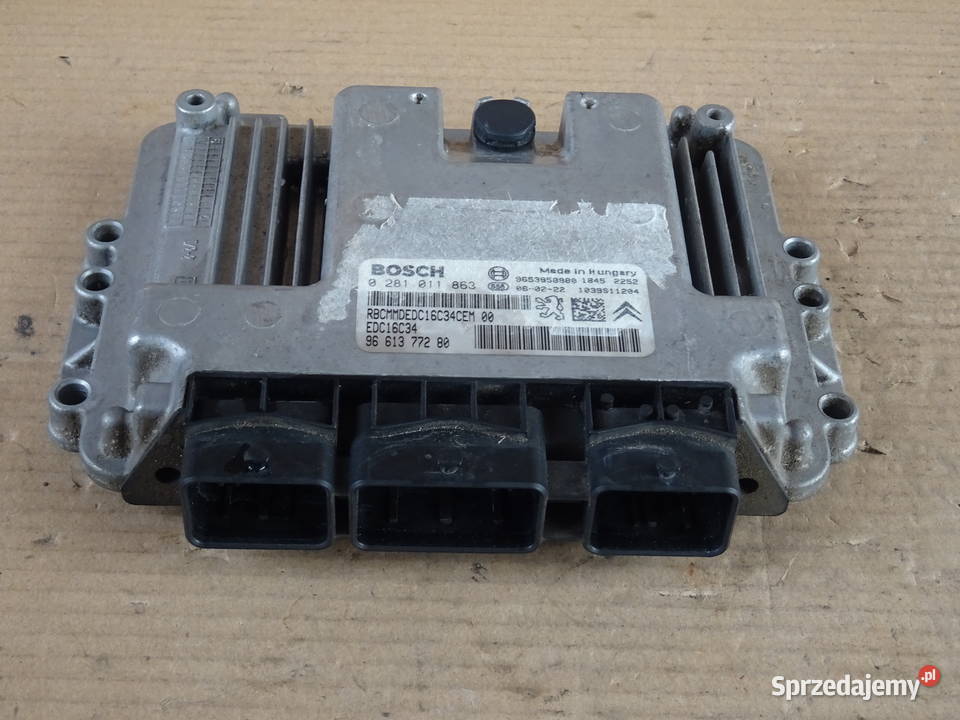 EDC16C34 9661377280 Sterownik komputer silnika osobowe Wieluń