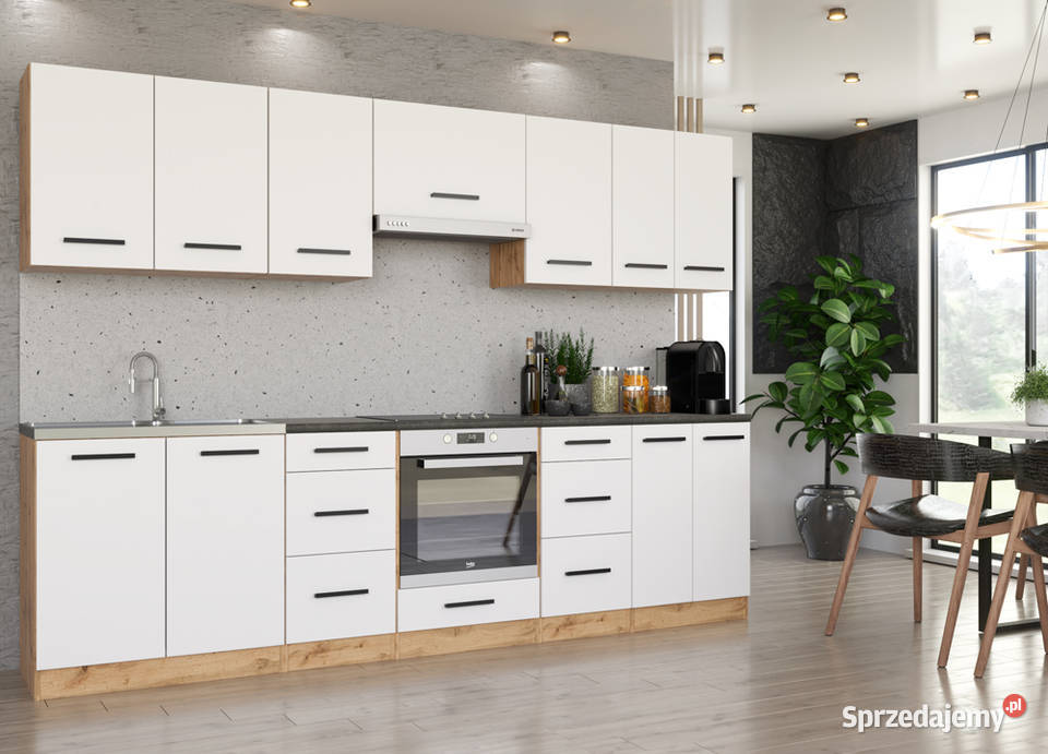 Meble Kuchenne Modułowe Nowoczesne Pojemna 280cm Elbląg
