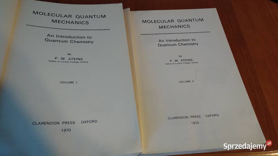 Molecular quantum mechanics an introduction to Książki naukowe i popularnonaukowe Książki i Podręczniki Gdańsk sprzedam