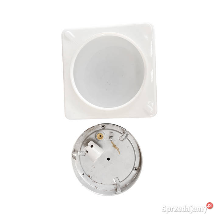 Duży biały kwadratowy szklany plafon RZB Bamberg mazowieckie Warszawa sprzedam