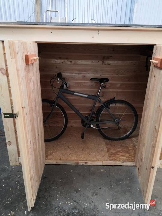 Garaż rowerowy domek ogrodowy schowek wielkopolskie Kawnice