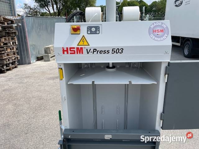 Prasa belownica do folii makulatury odpadów Lublin