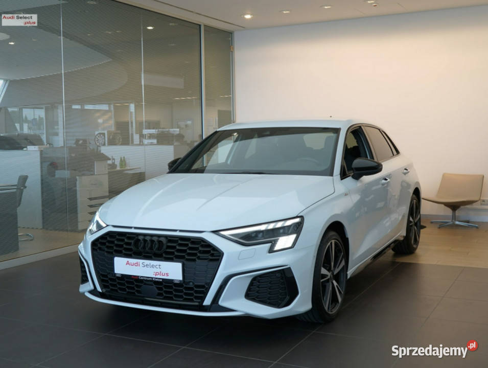 Audi A3 Sportback 35 TDI 150 Sline Tempomat pełny VAT A3 Kielce