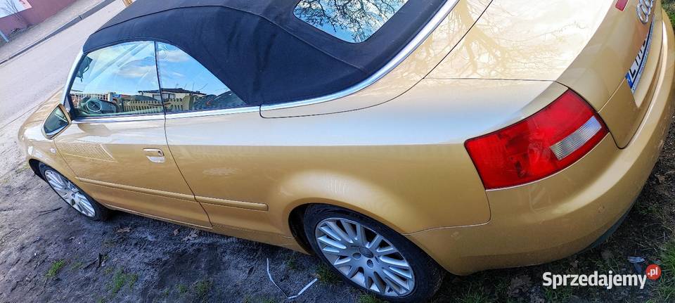 Audi A4 b6 cabrio 19 TDI 130 ABS śląskie Myszków