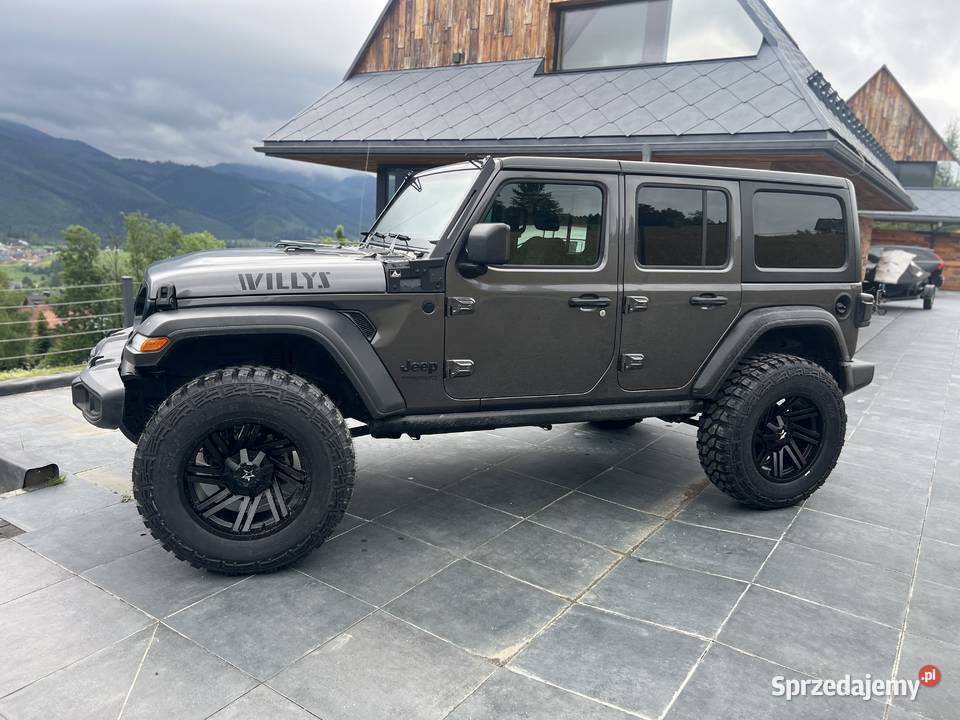 Jeep Wrangler WL 5D 2021 Willys super stan 275KM Zakopane sprzedam