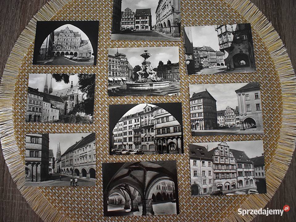 Gorlitz zestaw małych pocztówek z lat 80 tych