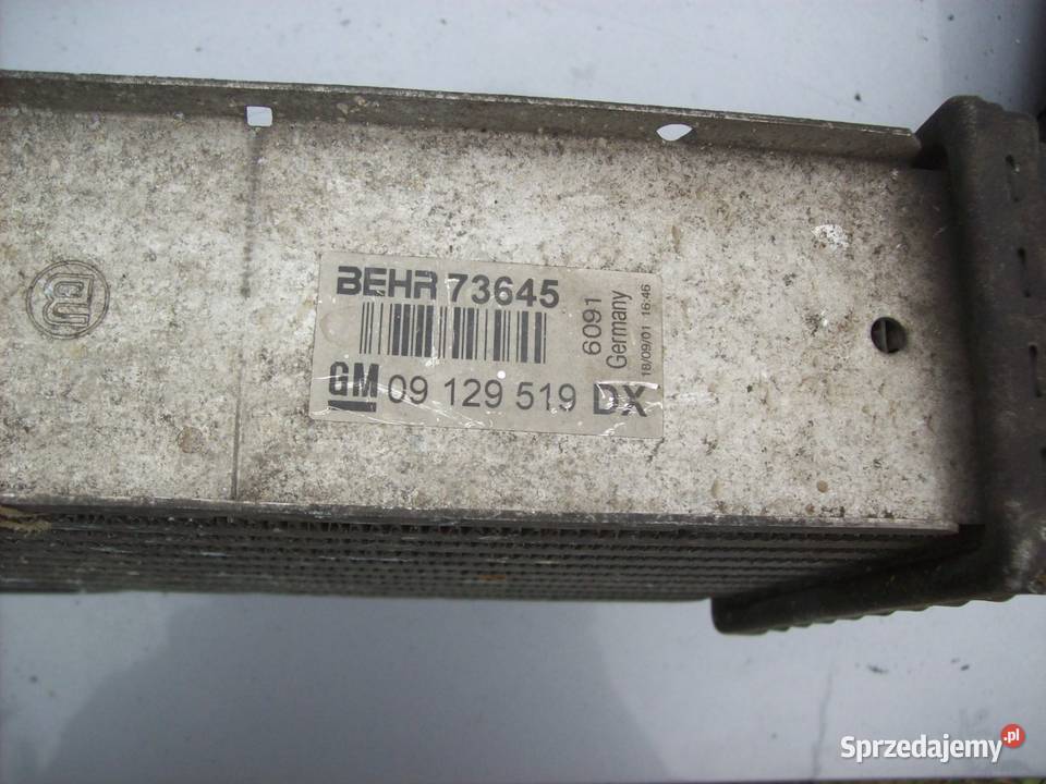 Astra II G 17 DTI Intercooler BEHR 09129519DX Mińsk Mazowiecki