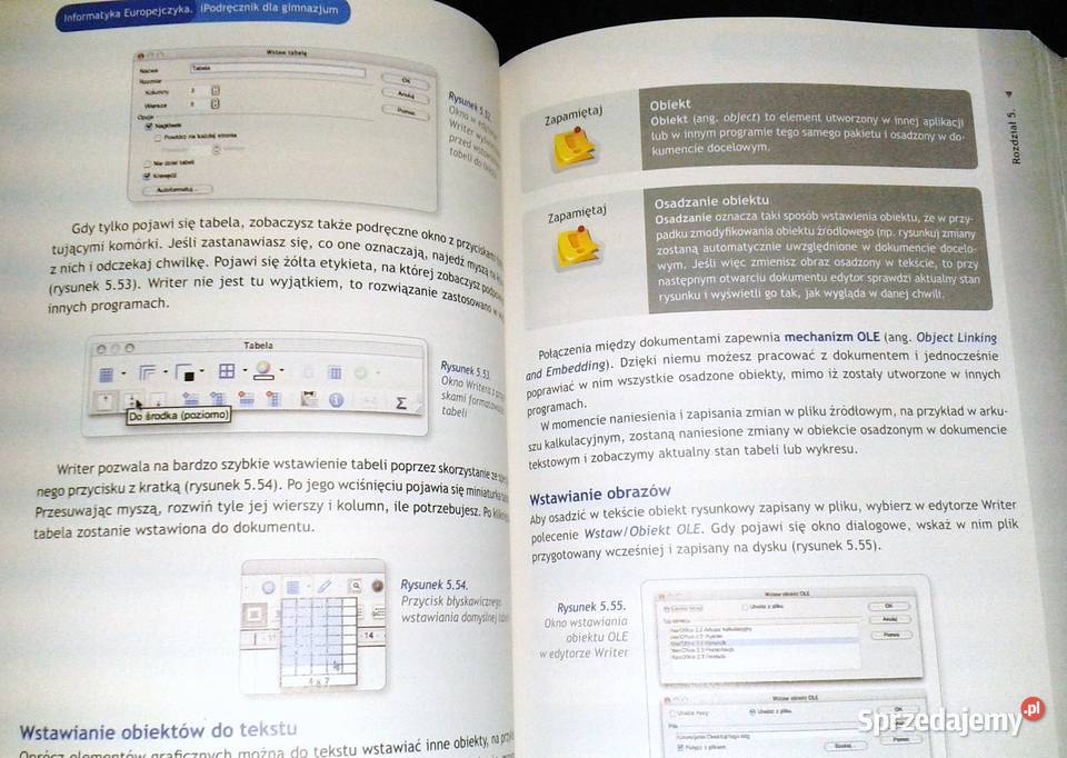 Informatyka Europejczyka Podręcznik gimnazjum Rok wydania 2010 Chełm sprzedam