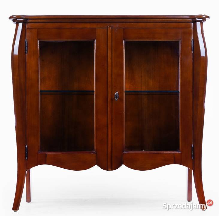 Stylowa Witryna Szafka na giętych nogach Września