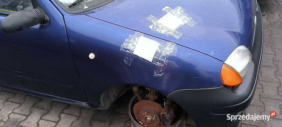 BŁOTNIK PRAWY PRZÓD FIAT SEICENTO osobowe kujawsko-pomorskie Lipno