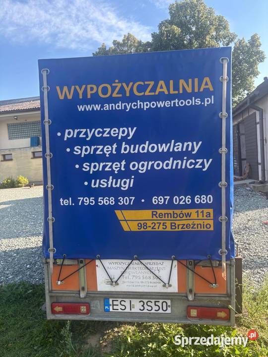 Przyczepka ciężarowa atec ladownosc 1430 łódzkie Brzeźnio sprzedam