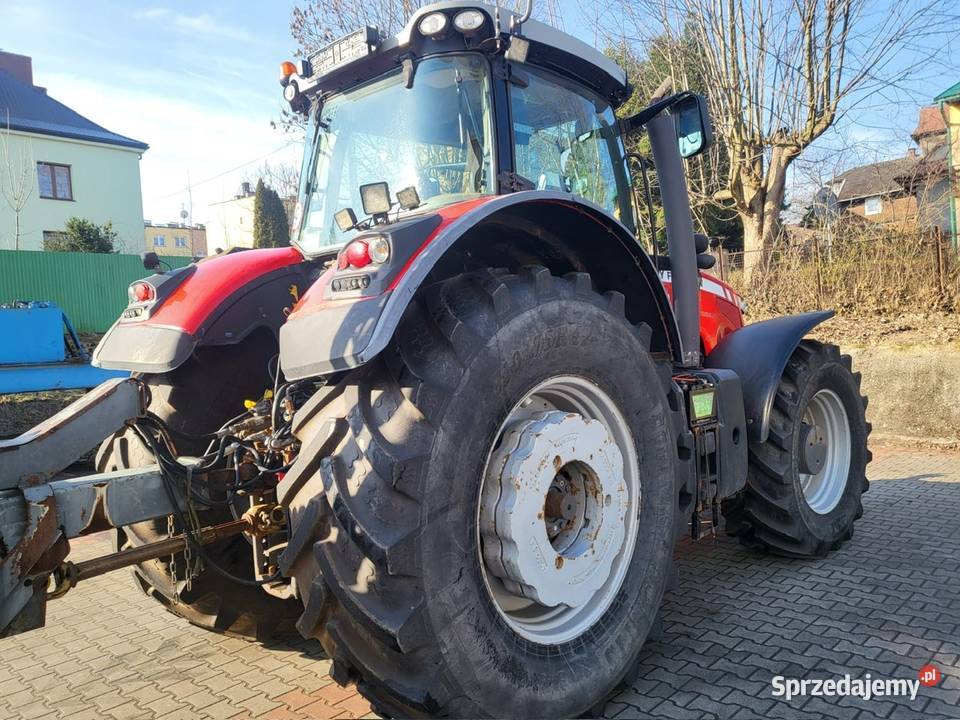 Rębak Jenz 582 z Ciągnikiem Massey Ferguson 8680 Jordanów