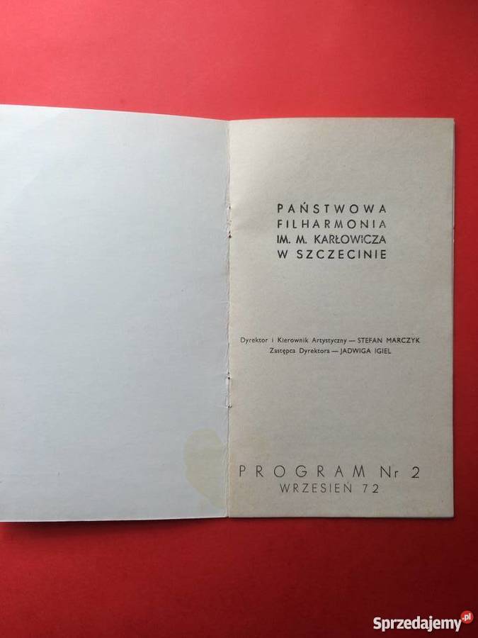 312 Programy Filharmonii Szczecin