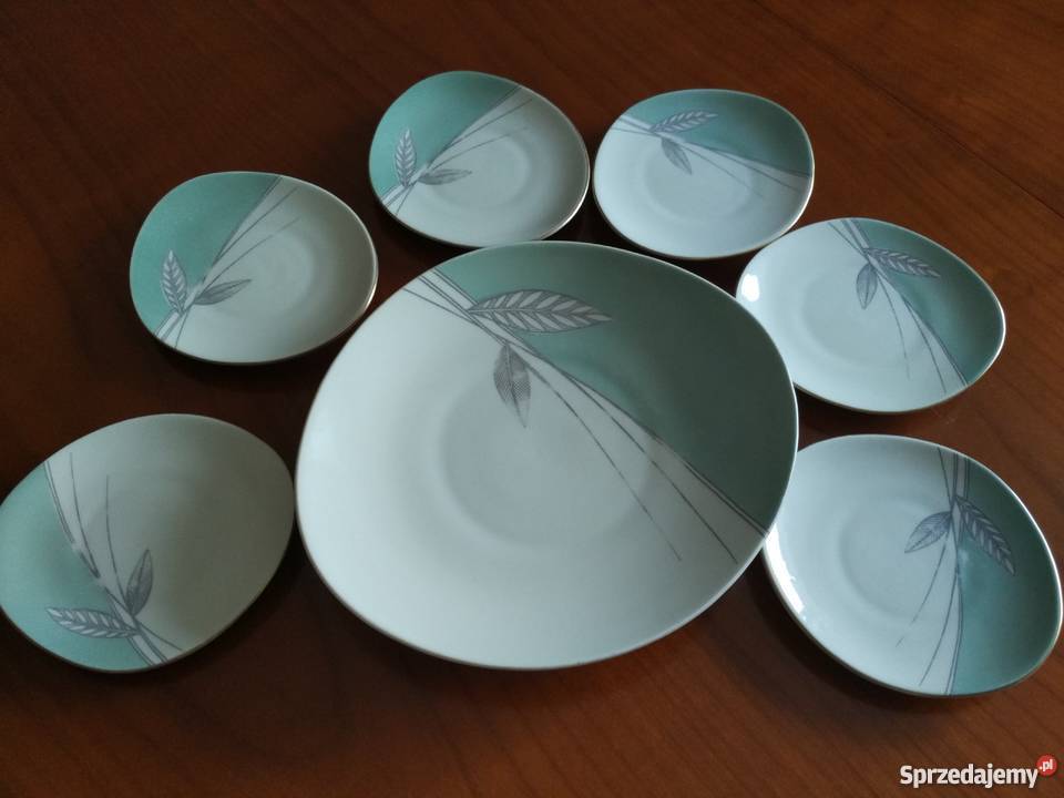 Paterka i talerzyki Bareuther Porcelana i szkło małopolskie Ropa