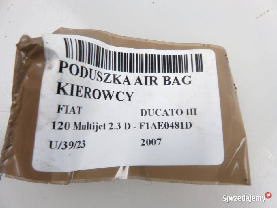 PODUSZKA KIEROWCY FIAT DUCATO III 07354569620