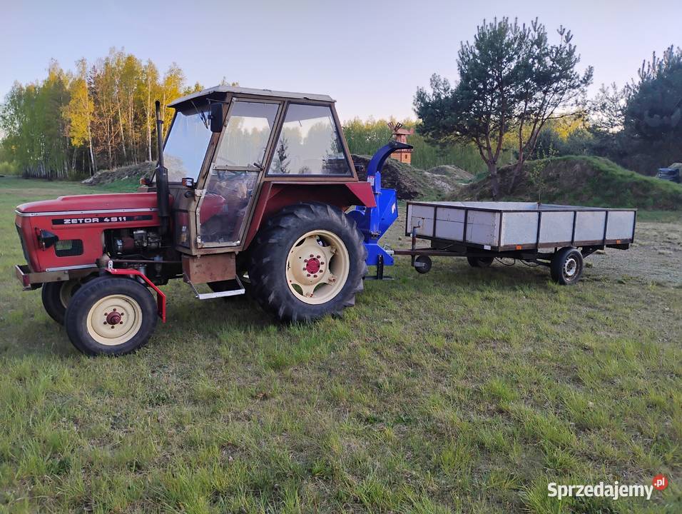 Zetor 4911 Rębak BX 42 Przyczepka Puszcza Mariańska