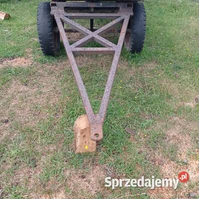 Wóz Przyczepa rolnicza dwuosiowa solidna Radomyśl Wielki