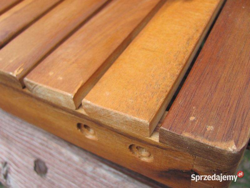 półka regał stojak drewniany akacja na buty Zamość