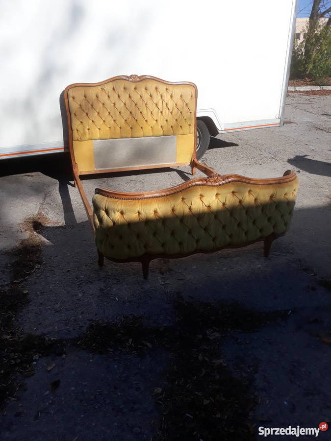 Łóżko w stylu ludwikowskim Łóżka, wersalki i sofy lubelskie Tarnogród