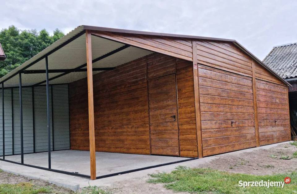 GRAFIT Mały GARAŻ BLASZANY Domek SCHOWEK Altana Płock