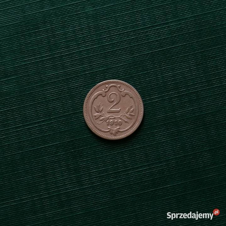AUSTRIA 2 halerze 1910r Gliwice sprzedam