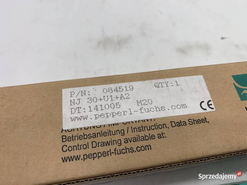 Pepperl Fuchs NJ30U1A2 08519 Inductive sensor Pozostałe Warszawa