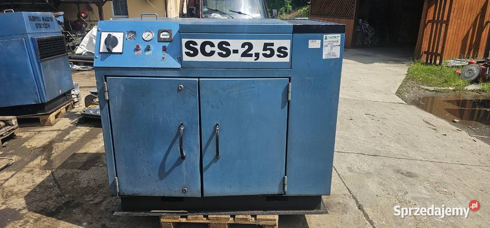 Kompresor śrubowy polskiej produkcji małopolskie Łabowa sprzedam