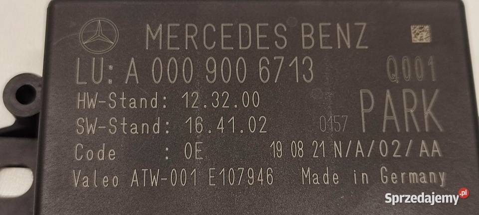 MERCEDES VITO W447 MODUŁ PARKOWANIA PDC osobowe