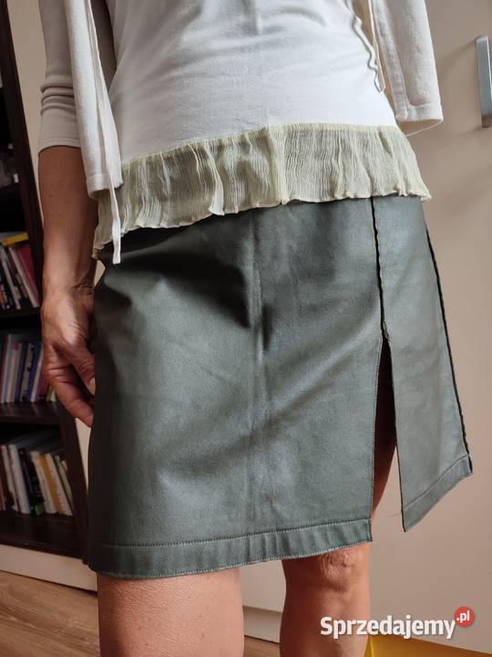 Spódnica trapezowa z ekologicznej skóry Częstochowa